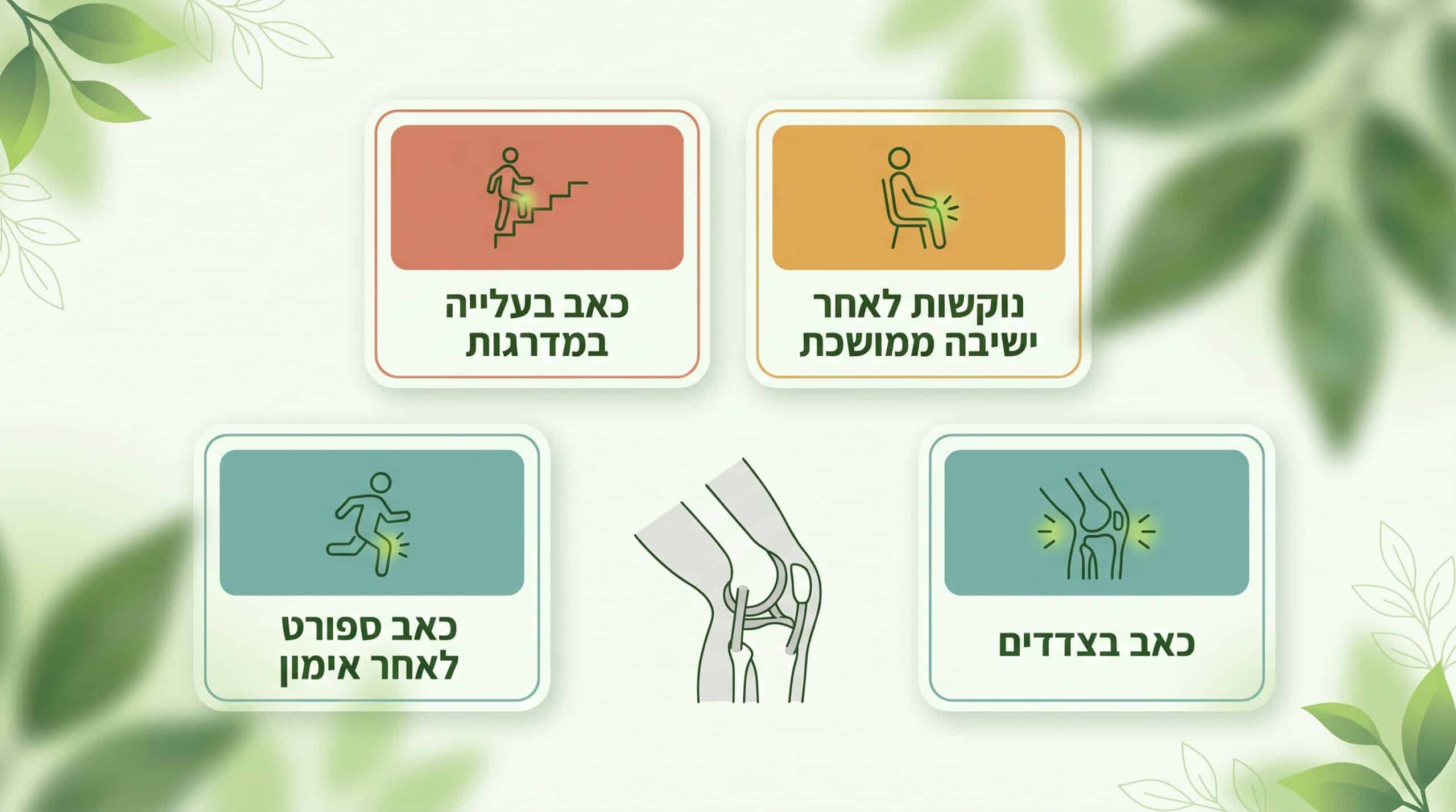 איך לבחור משחה אורטופדית לברך לפי סוג הכאב