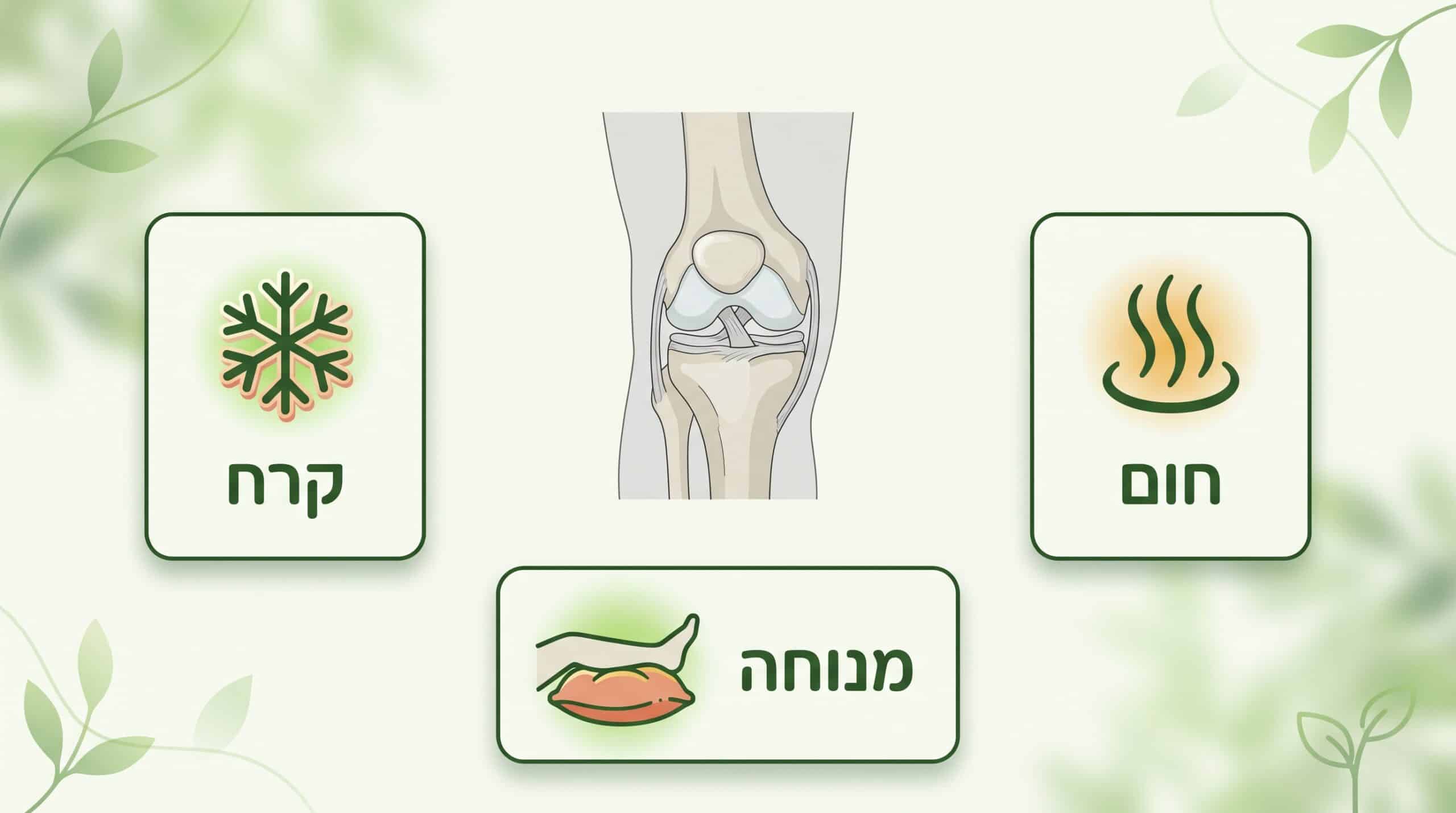 איך להעביר כאבי ברכיים בבית - מדריך מעשי