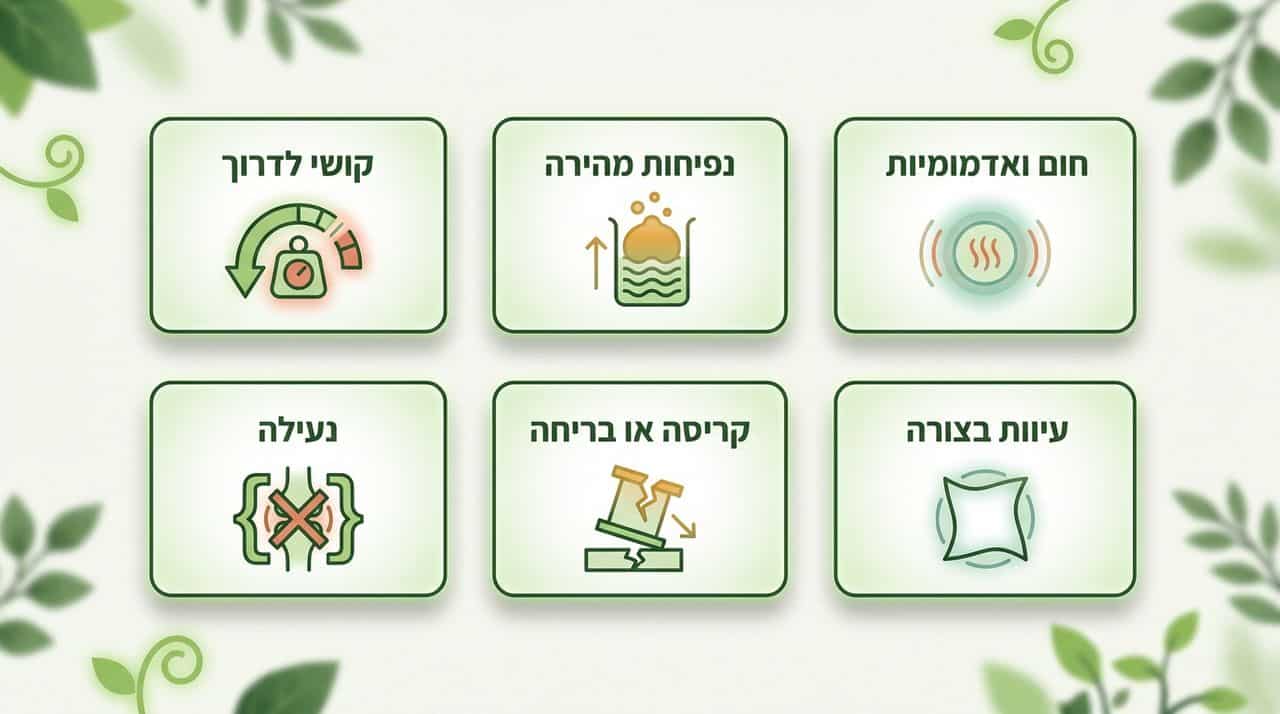 דגלים אדומים בכאב ברך - מתי לפנות לרופא