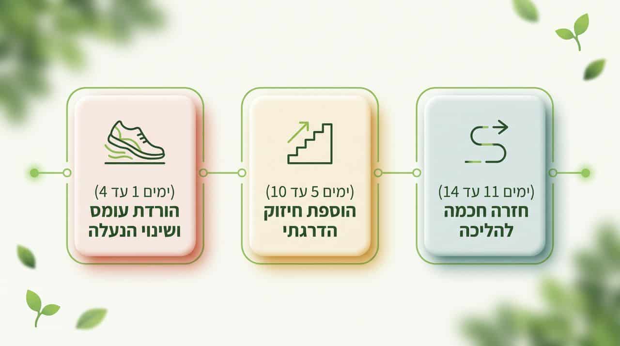 מדרסים ותמיכה לקשת כף הרגל בטיפול בדורבן