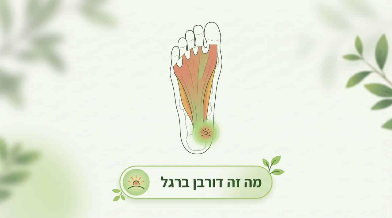 הסבר על דורבן ברגל ואזור העקב