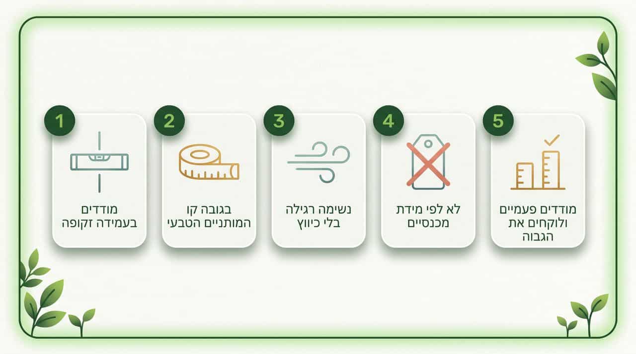 איך מודדים מידה לחגורת גב כדי להבטיח התאמה מדויקת?