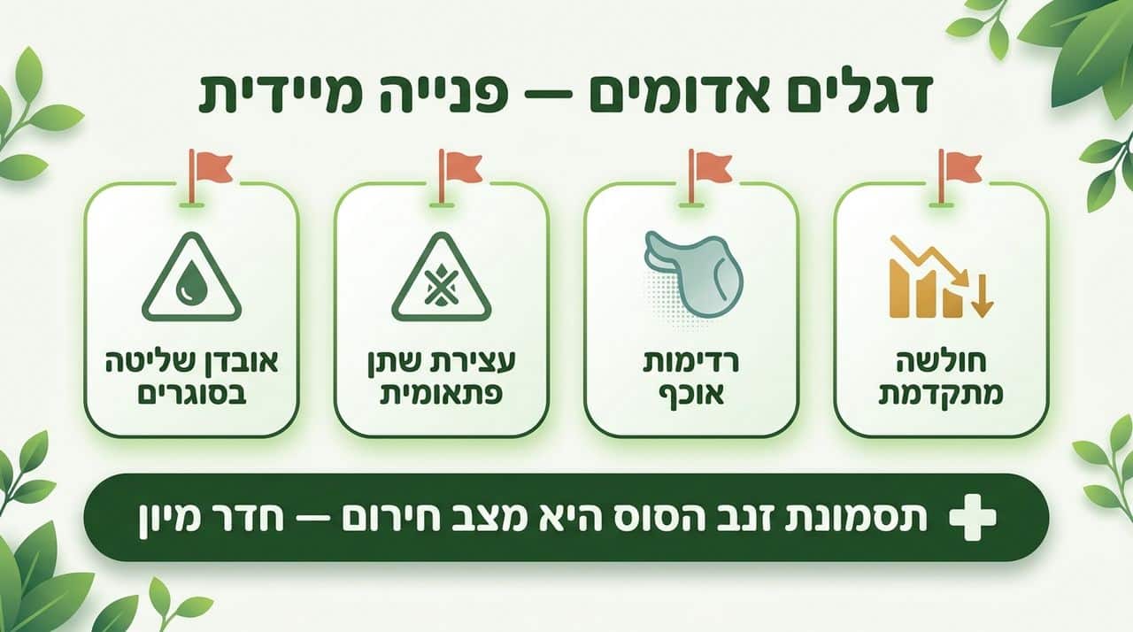 דגלים אדומים: מתי לא מחכים לבוקר