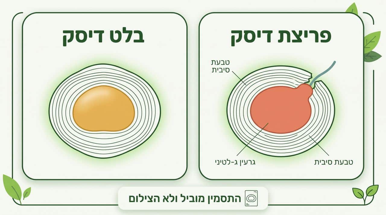 מה ההבדל בין בלט דיסק לפריצת דיסק?