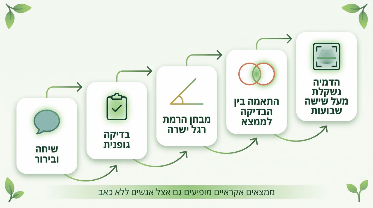 איך מאבחנים שהכאב באמת מגיע מהדיסק