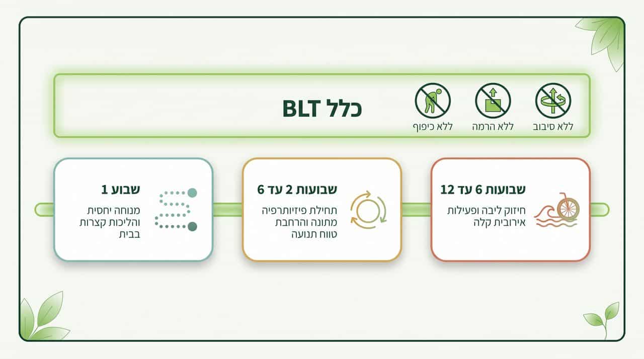 כמה זמן החלמה אחרי ניתוח פריצת דיסק